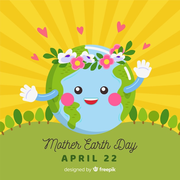 Free vector mother earth day