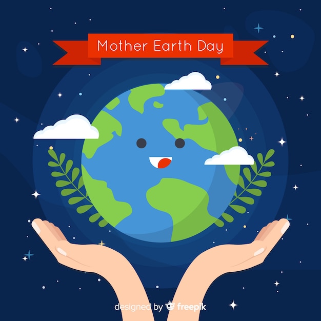 Free vector mother earth day