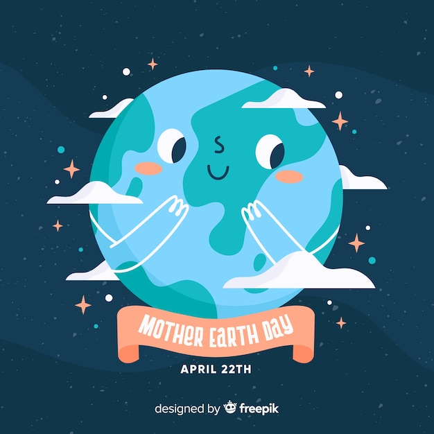 Free vector mother earth day