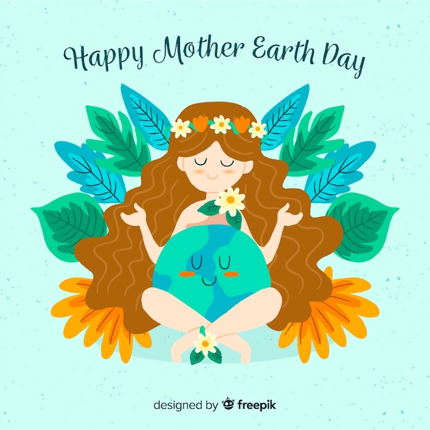 Free vector mother earth day