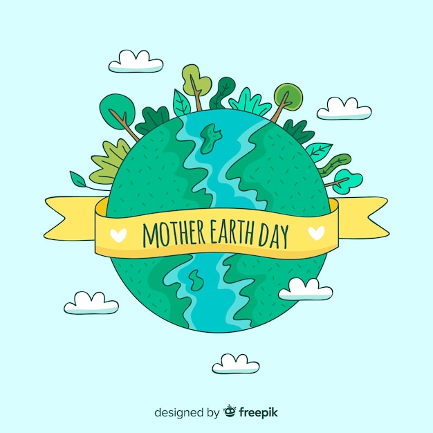 Free vector mother earth day