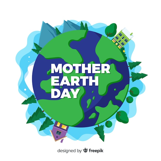 Free vector mother earth day