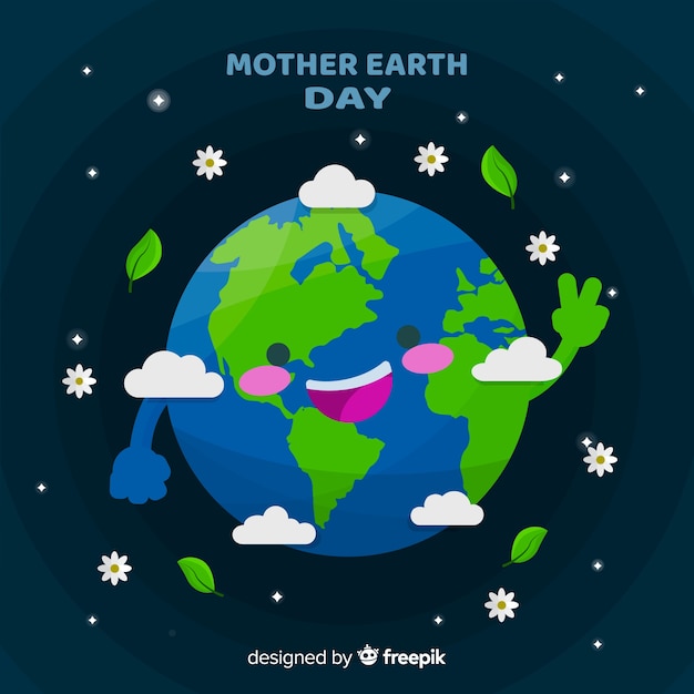 Free vector mother earth day