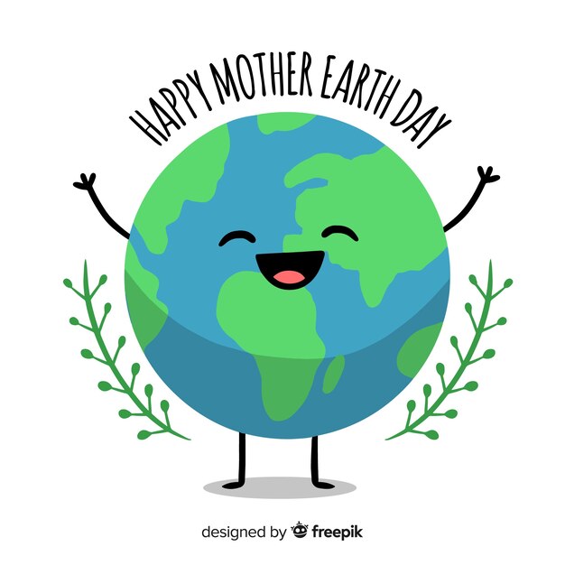 Free Vector mother earth day