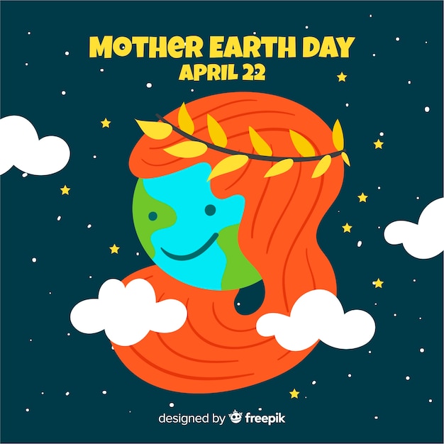 Free vector mother earth day