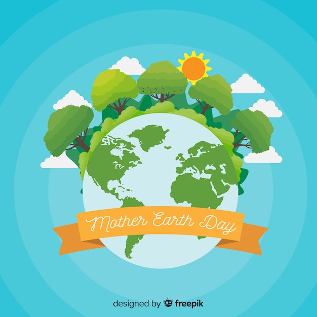 Free vector mother earth day