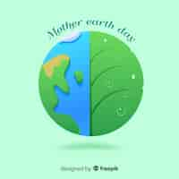 Free vector mother earth day