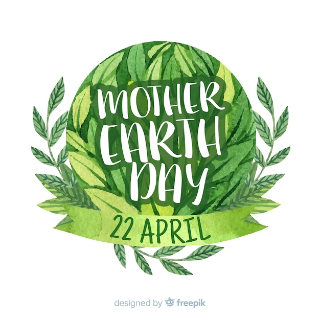 Free vector mother earth day