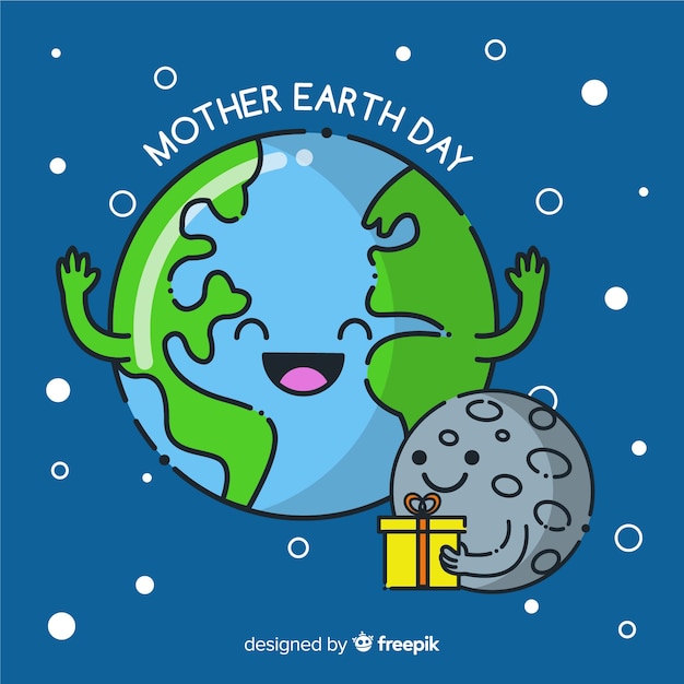 Free vector mother earth day