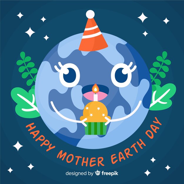 Free vector mother earth day