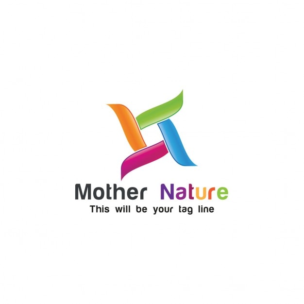 Free vector mother nature logo