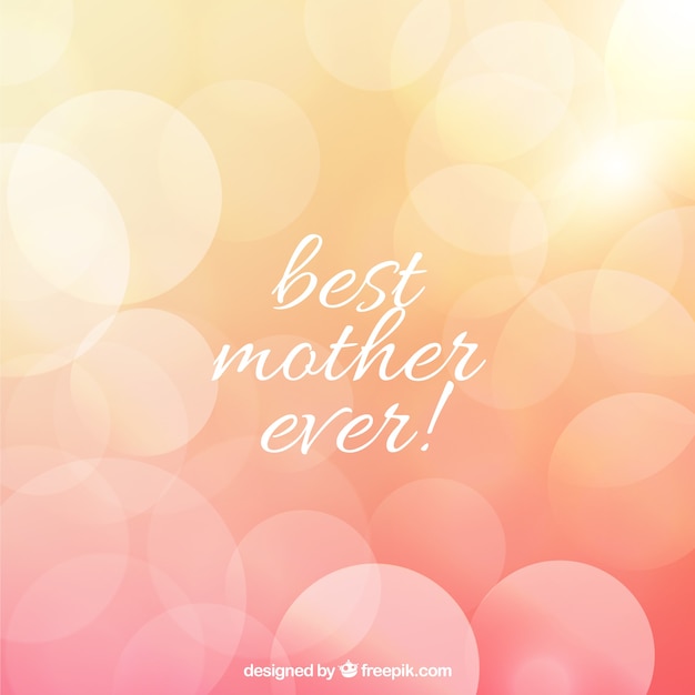 Mother's day background in blurred style