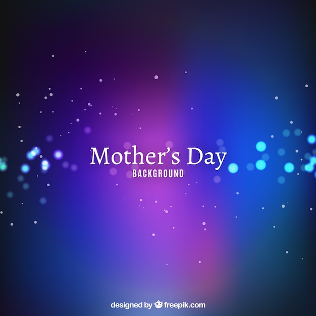 Mother's day background in blurred style