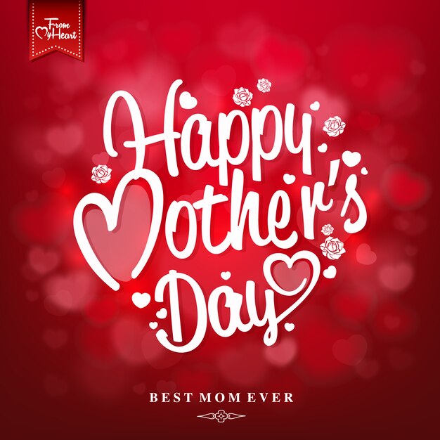 Mother's day background design