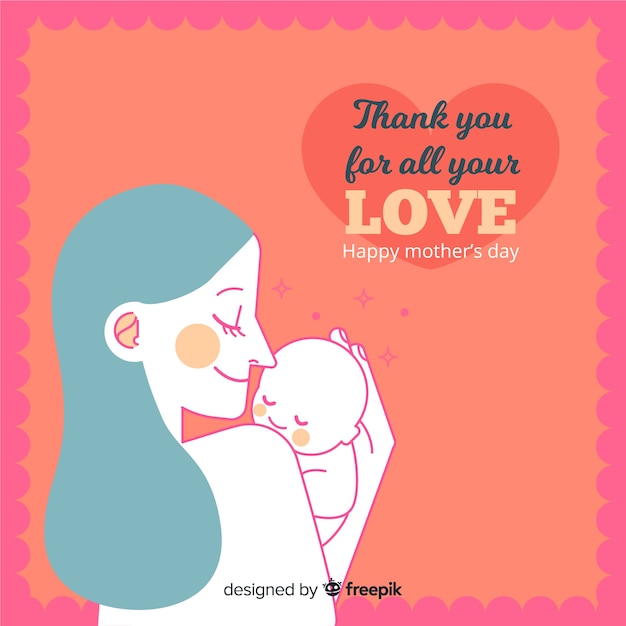 Free vector mother's day background