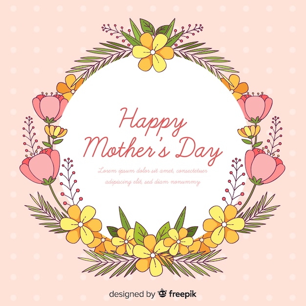 Free vector mother's day background