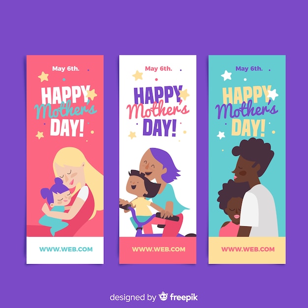 Mother's day banner collection