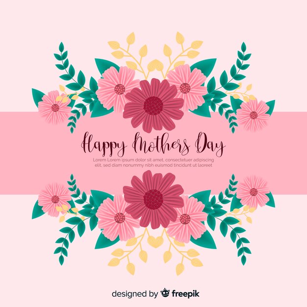 Mother's day floral background