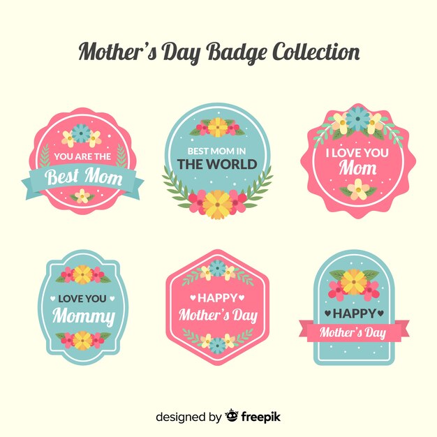 Mother's day label collection