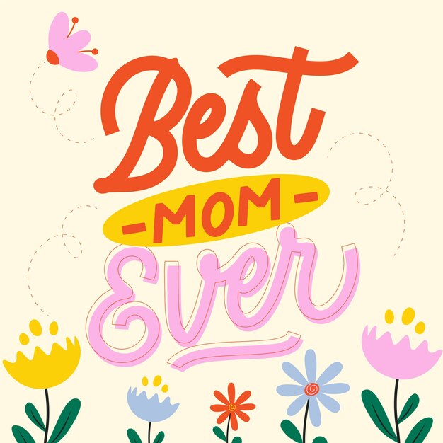 Mother's day lettering