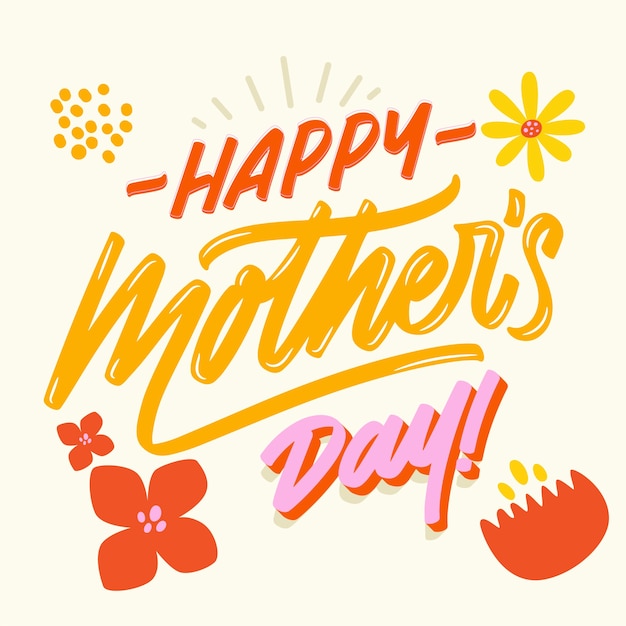 Mother's day lettering