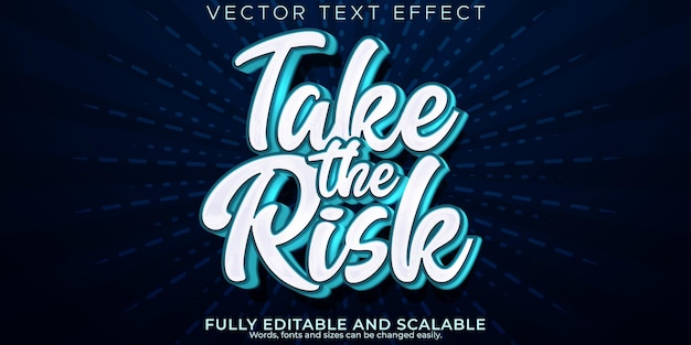 Бесплатное векторное изображение Мотивационный текстовый эффект, редактируемый плакат и стиль текста в социальных сетях
