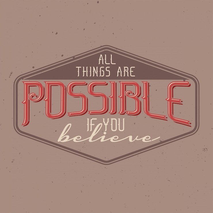 Free Vector motivational poster. inspirational quote design.