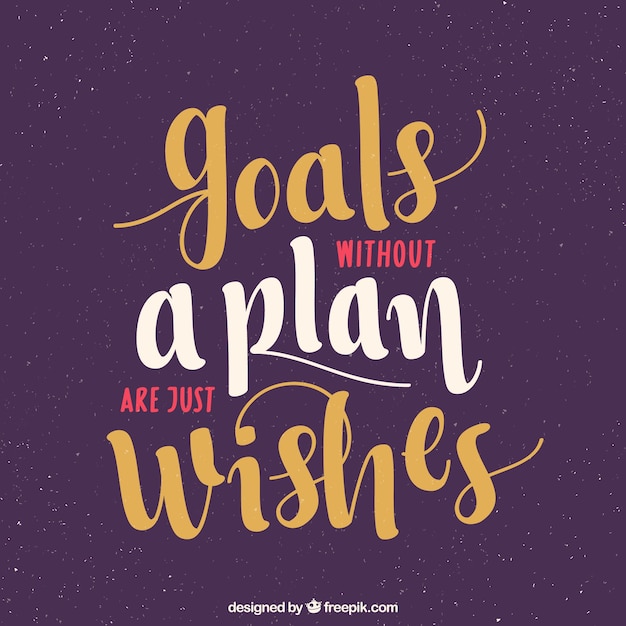 Motivational quote about goals