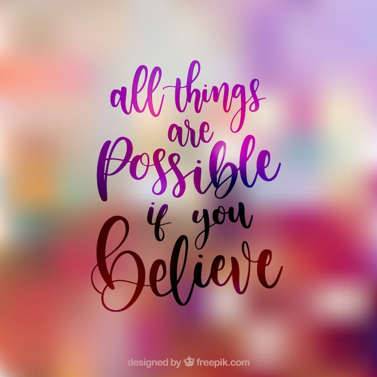 मुफ़्त वेक्टर motivational quote with flat design
