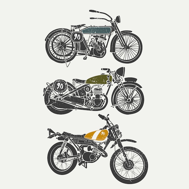 Motorbike design collection