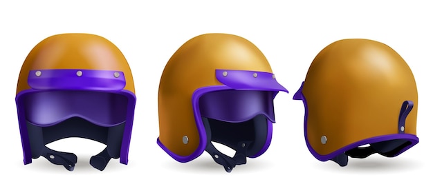 Motorcycle helmet for race and ride on scooter