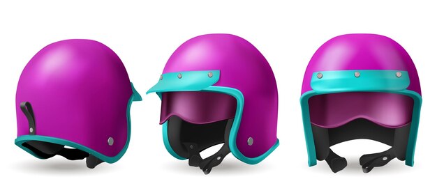 Motorcycle helmet for race and ride on scooter