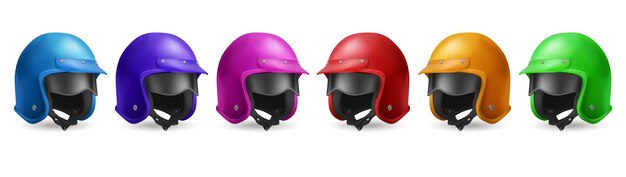 Мотоциклетный шлем для гонок и езды на скутере
