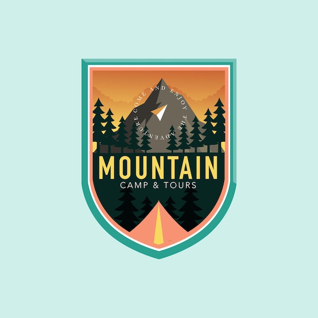 Mountain logo badges