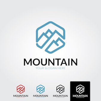 Mountain logo logo design with a simple concept