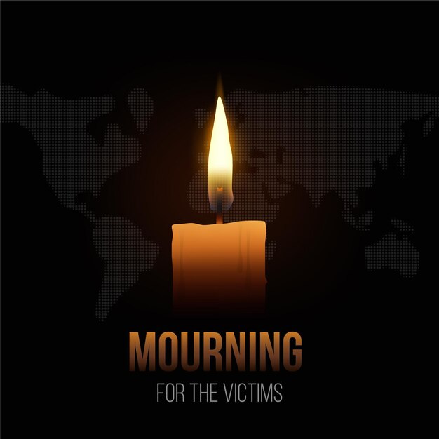 Mourning for the victims