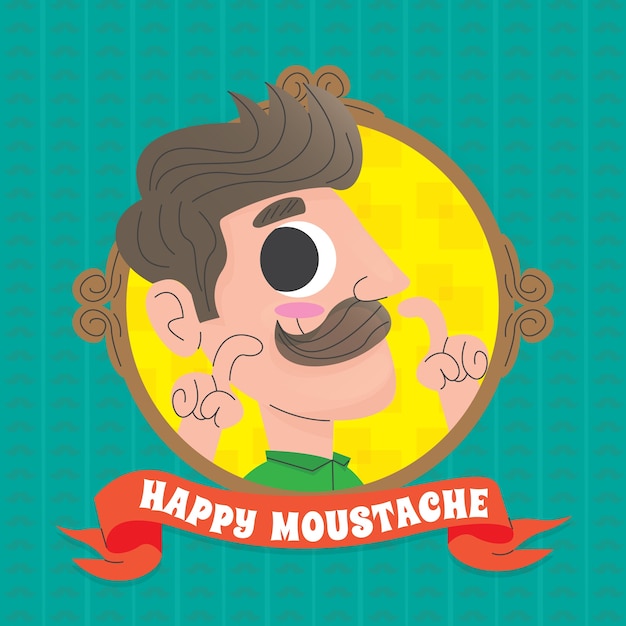 Free vector movember background