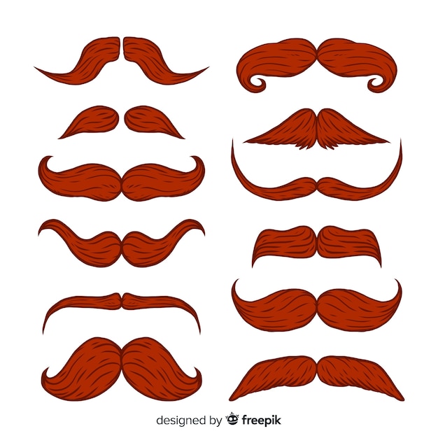 Movember moustache collection