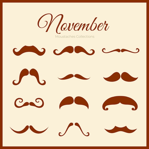 Movember усы коллекция