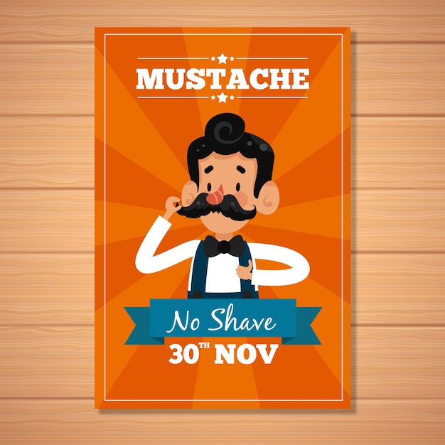 Movember starburst brochure