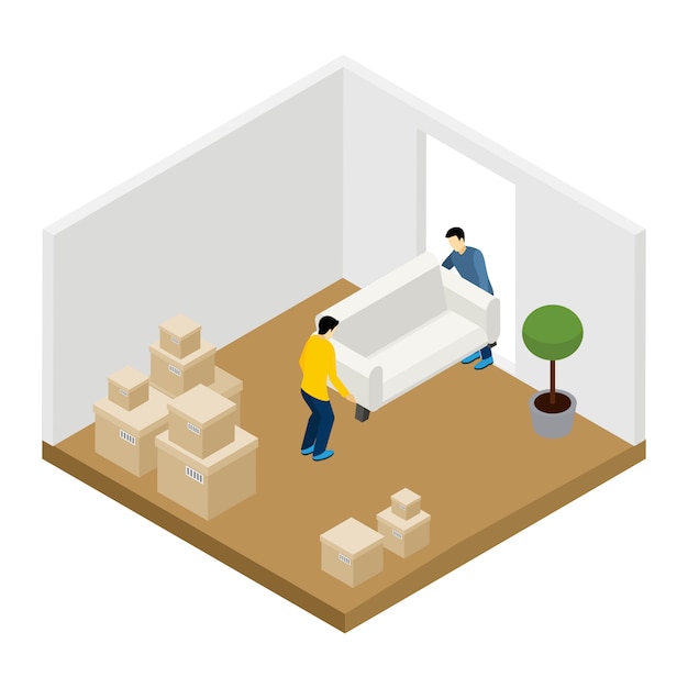 Free vector moving in and out illustration