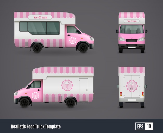 Free vector mr whippy van