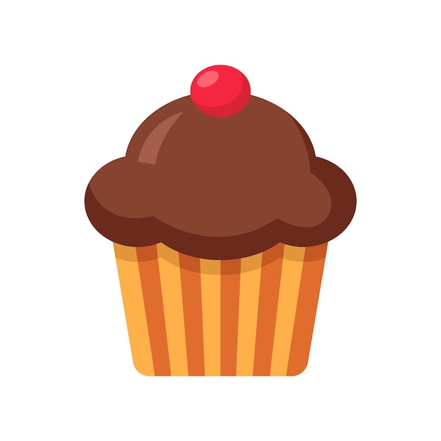 Free vector muffin cake