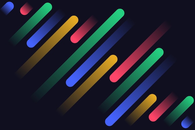 Free vector multi colour abstract lines background