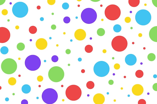 Free vector multi colour circles background