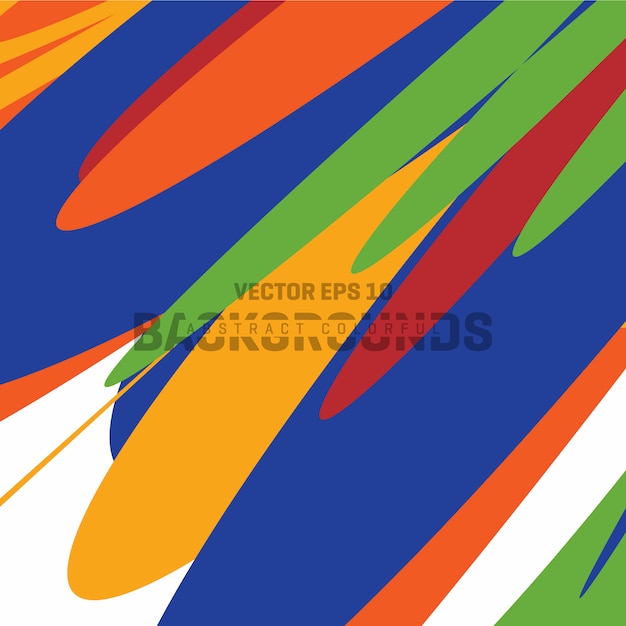 Free vector multicolor abstract background