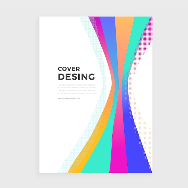 Multicolor cover design