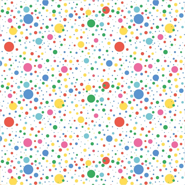 Free vector multicolor dots pattern background