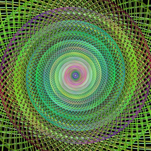 Free Vector multicolor fractal background