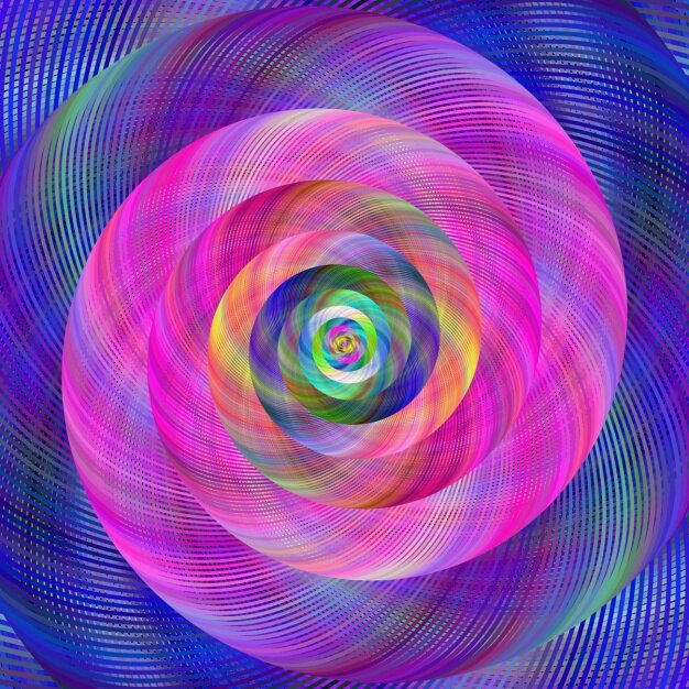 Free Vector multicolor fractal background